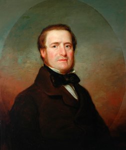 Portret van een Man (mogelijk een lid van de Butterfield familie) door English School