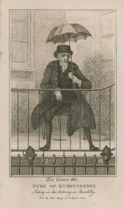 Portret van de Hertog van Queensberry door English School