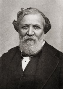 Portret van de Engelse dichter Robert Browning (1812-89) door English School