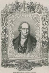 Portret van de zeer eerbiedwaardige Michael Gibbs, Lord Mayor door English School