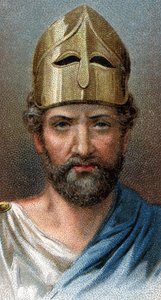 Portret van de Griekse generaal en politicus Pericles (494-429 v.Chr.) - Uit de serie Leaders of Men.