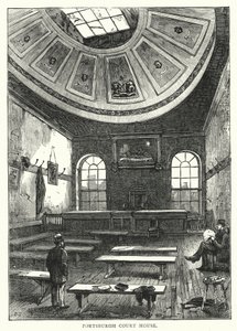 Portsburgh Gerechtsgebouw (gravure)