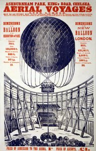 Poster ter Promotie van "Luchtvaarten over Londen"
