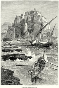 Pozzuoli, bij Napels (gravure) door English School