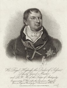 Prins Augustus Frederick, Hertog van Sussex door English School
