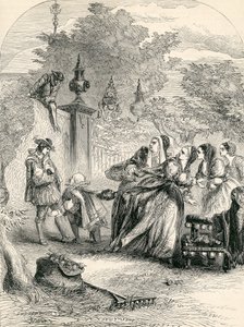 Prins Charles verrast de Infanta in de boomgaard