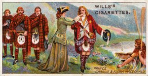 Prins Charlie en Flora Macdonald door English School