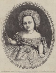 Prins Frederik Willem Victor Albert, zoon van de prins en prinses van Pruisen, geboren 27 januari 1859 door English School