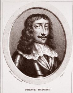 Prins Rupert, van een oude gravure, toegeschreven aan Delaporte, gegraveerd door de Ducarme door English School