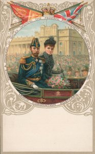 Prins en Prinses van Wales, opening van het Federale Parlement, Melbourne, 9 mei 1901 door English School