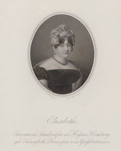 Prinses Elizabeth van het Verenigd Koninkrijk (gravure)