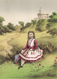 Prinses Louisa Victoria van Wales door English School