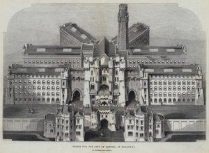 Gevangenis voor de stad Londen, in Holloway door English School