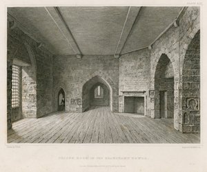 Gevangeniskamer in de Beauchamp Tower door English School