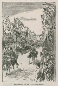 Processie in St. James