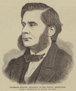 Professor Huxley, voorzitter van de British Association door English School