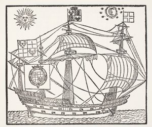 Eeuwige voorspelling, door L. & T. Digges, gedrukt door T. Marshe, Londen, 1576 door English School