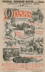 Promotieposter voor Olympia, 28 maart 1896