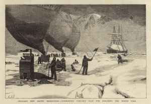 Voorgestelde nieuwe Arctische expeditie, het plan van commandant Cheyne om de noordpool te bereiken door English School