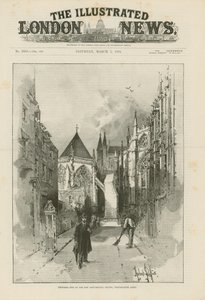 Voorgestelde locatie van de nieuwe monumentale kapel door English School