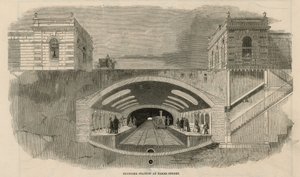 Voorgestelde station bij Baker Street door English School