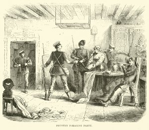 Pruisische foerageerpartij, maart 1871 door English School