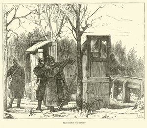 Pruisische buitenpost, september 1870 door English School