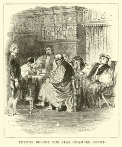 Prynne voor het Star Chamber Court door English School