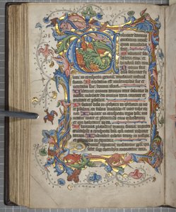 Psalter met Sarum gebruik kalender, Fol 72 verso, ca. 1425-75