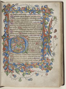 Psalter met Sarum gebruikskalender, ca. 1425-75 door English School