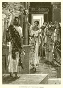 Psammetichus en de bronzen helm (gravure)