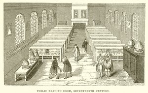 Openbare leeszaal, zeventiende eeuw