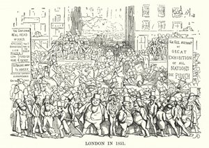 Londen in 1851 door English School
