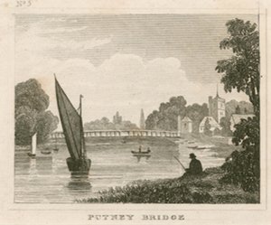 Putney Bridge, Londen door English School