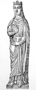 Koningin Berengaria (gravure) door English School