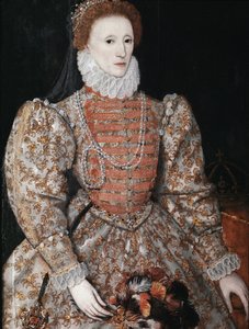 Koningin Elizabeth I, ca. 1575 door English School