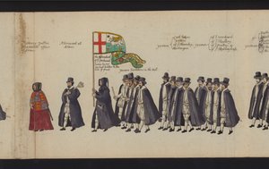 Begrafenisstoet van Koningin Elizabeth I