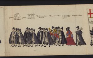 Begrafenisstoet van Koningin Elizabeth I