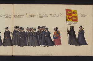 Begrafenisstoet van koningin Elizabeth I