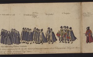 Begrafenisstoet van koningin Elizabeth I