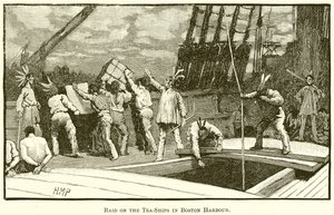 Overval op de Theeschepen in de Haven van Boston