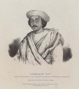 Ram Mohan Roy, Indiase filosoof, hervormer en oprichter van de Brahmo Sabha beweging
