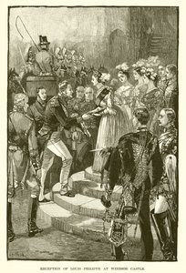 Ontvangst van Louis Philippe in Windsor Castle