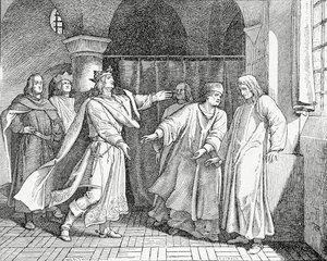 Verzoening van Lodewijk IV, koning van de Romeinen, met Frederik de Schone, koning van Duitsland in 1325