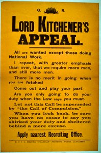 Wervingsposter - Lord Kitcheners Oproep, 1914-18