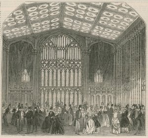 Verfrissingsruimte, Vrijhandelsbazaar, Covent Garden Theatre, Londen door English School