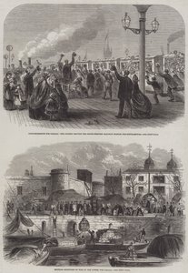 Versterkingen voor Canada (gravure) door English School