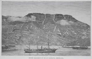 Hulpsquadron van 1884 in Godhavn, Groenland, Londen 1886 door English School