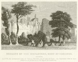 Overblijfselen van het Klooster, Bury St Edmund