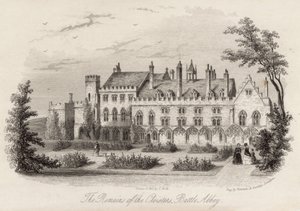 Restanten van de kloosters bij Battle Abbey door English School